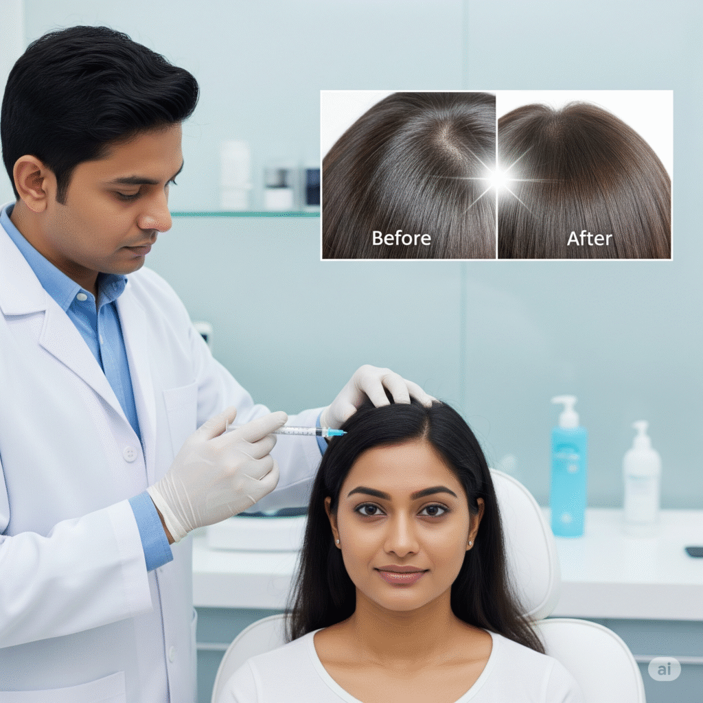 PRP hair treatment Kakinada at Tricure Clinics